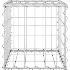 Plantekrukker - Living gabion-højbed 30x30x30 cm kubeformet stål