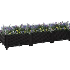 Plantekrukker - Living højbed 120x40x23 cm polypropylen
