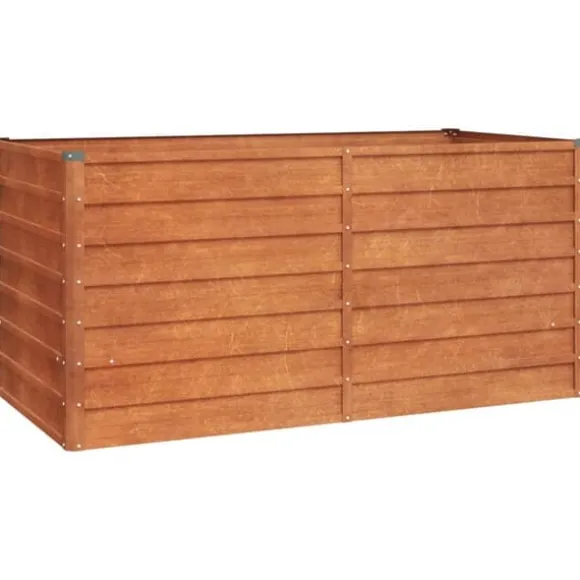 Plantekrukker - Living højbed 160x80x77 cm cortenstål rustfarvet