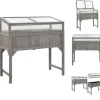 Plantekrukker - Living højbed med drivhus 110x54x120 cm massivt grantræ