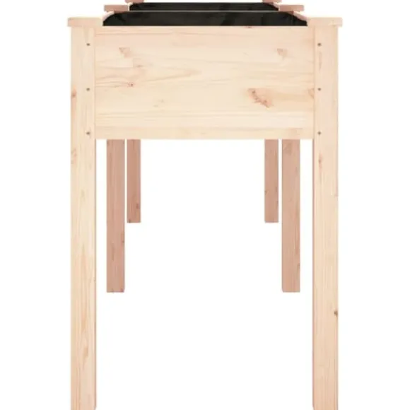 Plantekrukker - Living plantekasse med foring 203x53x76 cm massivt fyrretræ