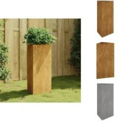 Plantekrukker - Living plantekrukke 40x34,5x75 cm cortenstål