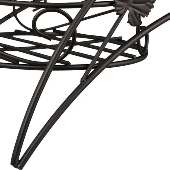 Planteopsats, 69x70x60 cm, Sort, Metal