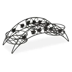 Planteopsats, 69x70x60 cm, Sort, Metal