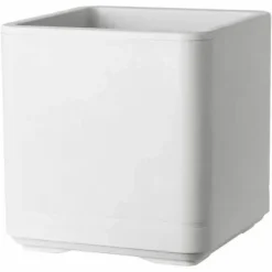 Planter Deroma Cosmo Grey Plastic Recycled plastic 38 x 38 x 39 cm Squared Bucket 38 cm
