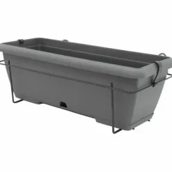 Planter Garden ID Anthracite Stone effect 50 cm