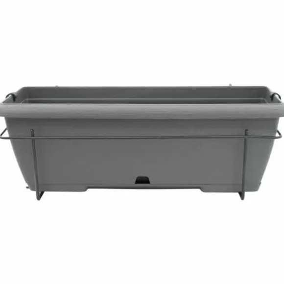 Planter Garden ID Anthracite Stone effect 50 cm