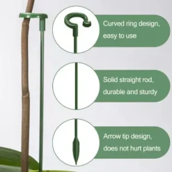 Plantestativ - Støtte til planter/blomster i jord - 17 cm
