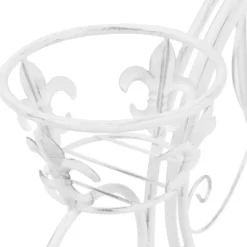 Plantestativ i cykelform - Vintage metal med 3 holdere | Farve: Antik | Størrelse: Standard