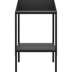 Plantestativ i galvaniseret stål til planter | Størrelse: 56,5x54,5x100 cm | Farve: Antracitgrå