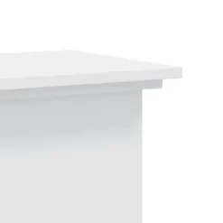 Plantestativ i konstrueret træ - Stabilt og stilrent | Størrelse: 33x33x60 cm | Farve: Hvid