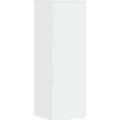 Plantestativ i konstrueret træ - Hvid | Størrelse: 33x33x100 cm