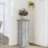 Plantestativ i konstrueret træ - Tidløst design | Farve: Grå sonoma-eg | Størrelse: 33x33x80 cm