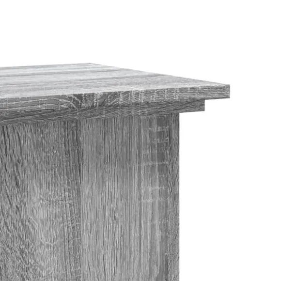 Plantestativ i konstrueret træ - Tidløst design | Farve: Grå sonoma-eg | Størrelse: 33x33x80 cm