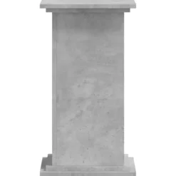 Plantestativ i konstrueret træ - Stabil og minimalistisk | Størrelse: 33x33x60 cm | Farve: Betongrå