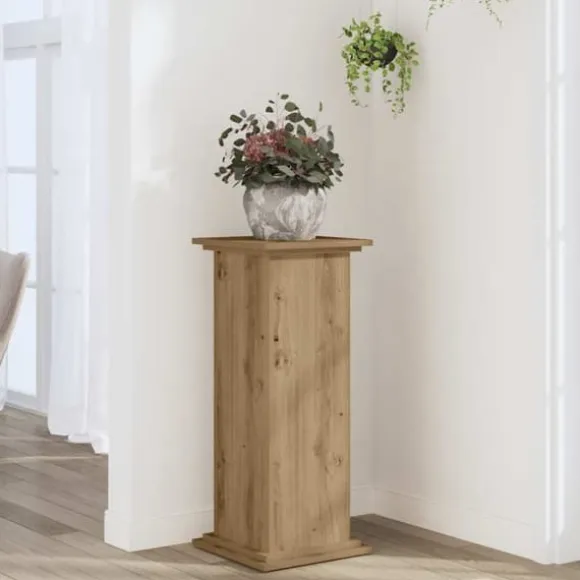 Plantestativ i konstrueret træ - Stabilt og stilrent | Størrelse: 33x33x80 cm