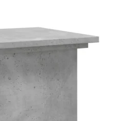 Plantestativ i konstrueret træ - Blomsterstativ | Størrelse: 33x33x100 cm | Farve: Betongrå