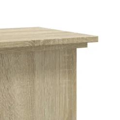 Plantestativ i konstrueret træ - Tidløst design | Størrelse: 33x33x80 cm | Farve: Sonoma-eg