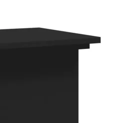 Plantestativ i konstrueret træ - Slidstærkt og stabilt design | Størrelse: 33x33x100 cm | Farve: Sort