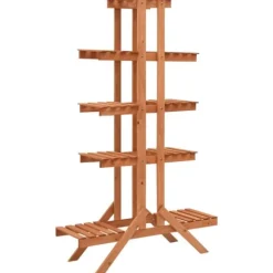 Plantestativ 83x25x132 cm massivt fyrretræ - Plantestativ - Plantestativer - Home & Living