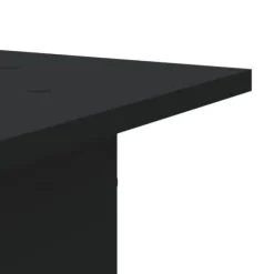 Plantestativer 2 stk. - Slidstærkt konstrueret træ | Farve: Sort | Størrelse: 30x30x60 cm