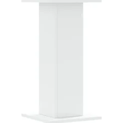 Plantestativer 2 stk. - Slidstærkt konstrueret træ | Størrelse: 30x30x60 cm | Farve: Hvid