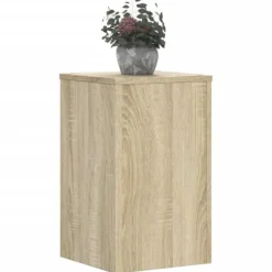 Plantestativer 2 stk. - Slidstærkt konstrueret træ i sonoma-eg | Størrelse: 30x30x50 cm
