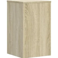Plantestativer 2 stk. - Slidstærkt konstrueret træ i sonoma-eg | Størrelse: 30x30x50 cm