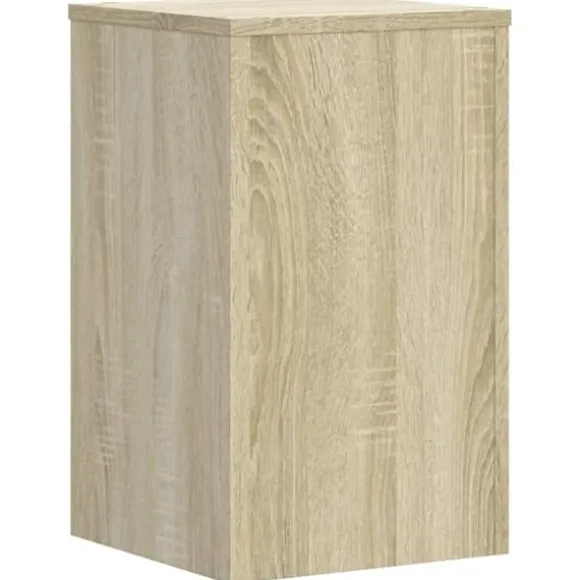 Plantestativer 2 stk. - Slidstærkt konstrueret træ i sonoma-eg | Størrelse: 30x30x50 cm