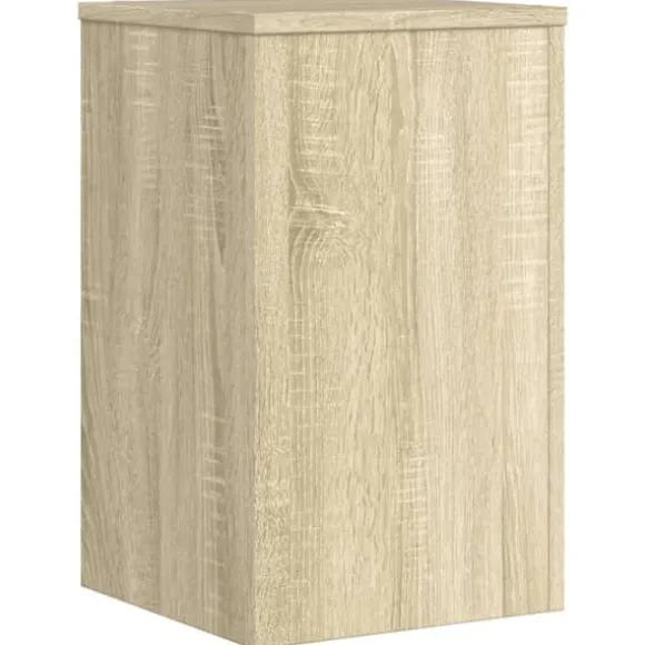 Plantestativer 2 stk. - Slidstærkt konstrueret træ i sonoma-eg | Størrelse: 30x30x50 cm