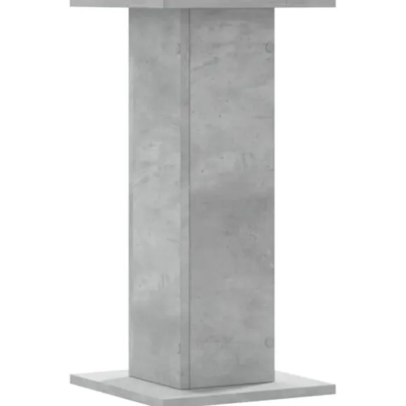 Plantestativer 2 stk. - Stabilt konstrueret træ | Farve: Betongrå | Størrelse: 30x30x60 cm