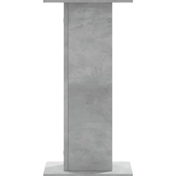 Plantestativer 2 stk. - Stabilt konstrueret træ | Farve: Betongrå | Størrelse: 30x30x60 cm