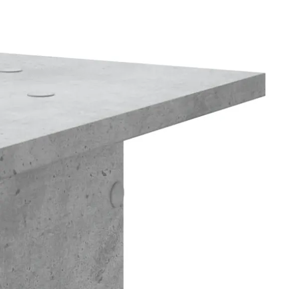Plantestativer 2 stk. - Stabilt konstrueret træ | Farve: Betongrå | Størrelse: 30x30x60 cm