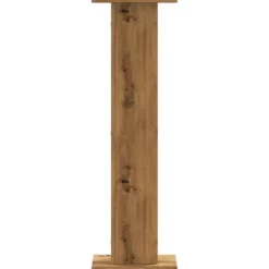 Plantestativer 2 stk. - Stabilt konstrueret træ | Størrelse: 30x30x95 cm | Farve: Egetræsfarve