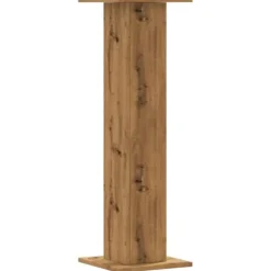 Plantestativer 2 stk. - Stabilt konstrueret træ | Størrelse: 30x30x95 cm | Farve: Egetræsfarve