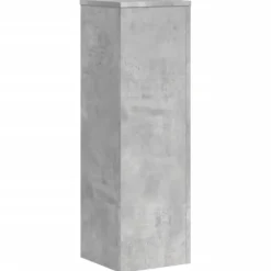 Plantestativer 2 stk. - Stabilt og tidløst design | Størrelse: 25x25x80 cm | Farve: Betongrå