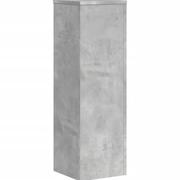Plantestativer 2 stk. - Stabilt og tidløst design | Størrelse: 25x25x80 cm | Farve: Betongrå