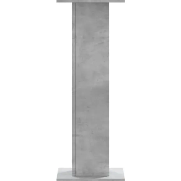 Plantestativer 2 stk. - Stabilt trædesign | Størrelse: 30x30x80 cm | Farve: Betongrå