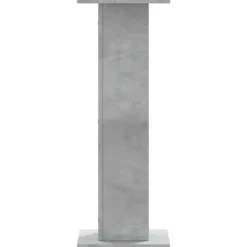 Plantestativer 2 stk. - Stabilt trædesign | Størrelse: 30x30x80 cm | Farve: Betongrå