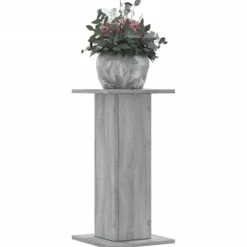Plantestativer 2 stk. - Stabilt konstrueret træ | Farve: Grå sonoma-eg | Størrelse: 30x30x60 cm