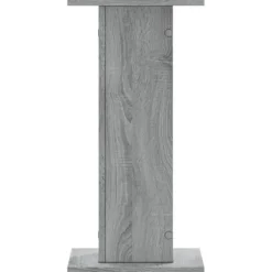 Plantestativer 2 stk. - Stabilt konstrueret træ | Farve: Grå sonoma-eg | Størrelse: 30x30x60 cm
