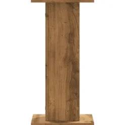 Plantestativer 2 stk. - Stabilt trædesign | Farve: Egetræsfarve | Størrelse: 30x30x60 cm