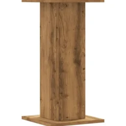 Plantestativer 2 stk. - Stabilt trædesign | Farve: Egetræsfarve | Størrelse: 30x30x60 cm