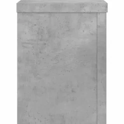 Plantestativer 2 stk. - Stabilt træ design til planter | Størrelse: 15x15x20 cm | Farve: Betongrå