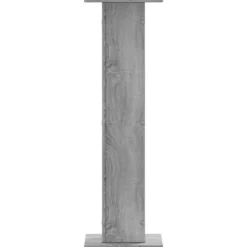 Plantestativer 2 stk. - Stabilt konstrueret træ | Farve: Grå Sonoma-eg | Størrelse: 30x30x95 cm