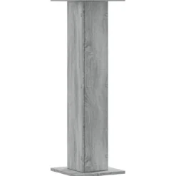 Plantestativer 2 stk. - Stabilt konstrueret træ | Farve: Grå Sonoma-eg | Størrelse: 30x30x95 cm