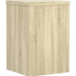 Plantestativer 2 stk. i konstrueret træ - Slidstærkt & stabilt | Størrelse: 20x20x30 cm | Farve: Sonoma-eg