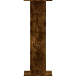 Plantestativer 2 stk. i konstrueret træ - Røget eg | Størrelse: 30x30x80 cm