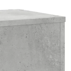 Plantestativer 2 stk. i konstrueret træ - Slidstærk design | Størrelse: 30x30x70 cm | Farve: Betongrå