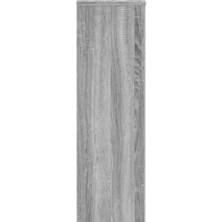 Plantestativer 2 stk. til indendørs brug - Stabilt konstrueret træ | Farve: Grå sonoma-eg | Størrelse: 25x25x80 cm